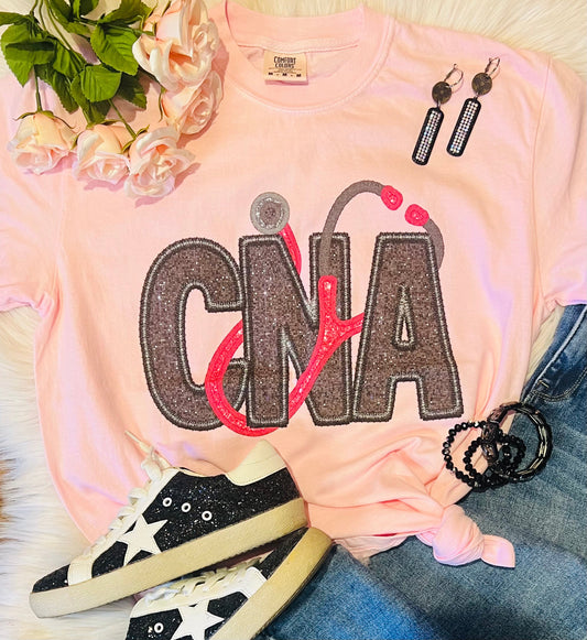 CNA Faux Patch Tee