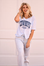 Load image into Gallery viewer, Cowboys DC Slouchy V Neck Tee