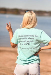 RTS Dear Person Tee- Chalky Mint