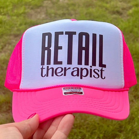 Retail Therapist Trucker Hat