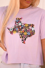 Load image into Gallery viewer, Floral TX CROP/TEE
