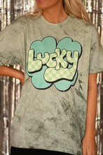 Load image into Gallery viewer, Lucky Checkered Colorblast Tee