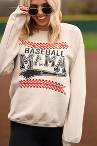 Baseball Mama Stitches Tee/Sweatshirt