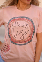 Load image into Gallery viewer, He Is Risen Watercolor Circle Tee