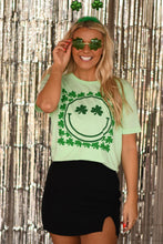 Load image into Gallery viewer, RTS Shamrock Smiley Tee