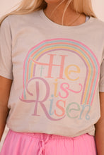 Load image into Gallery viewer, He Is Risen Rainbow Tee