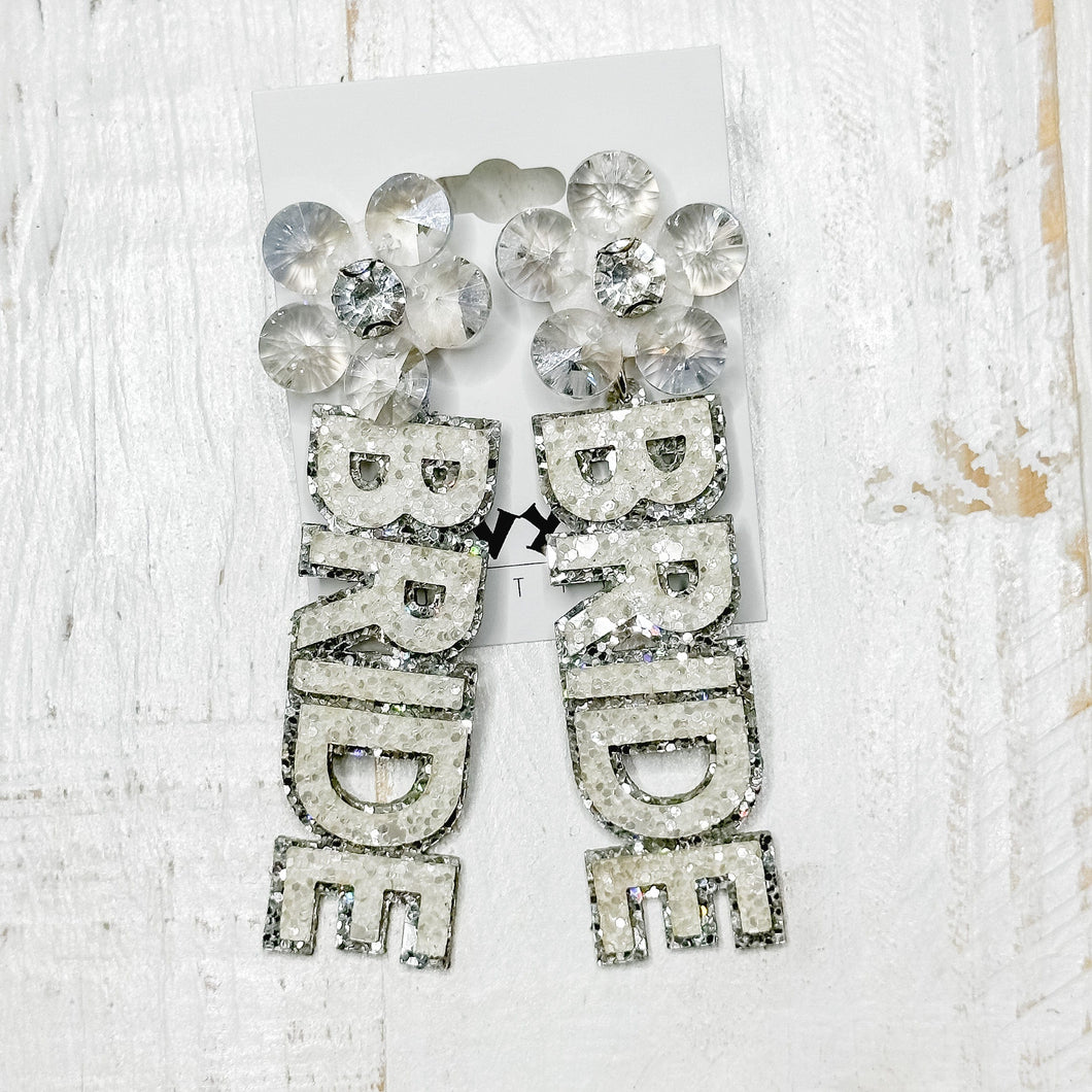 Envy Stylz Boutique Women - Accessories - Earrings Bride Glitter Earrings