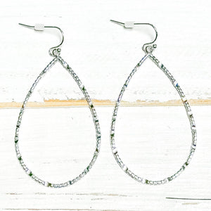 Envy Stylz Boutique Women - Accessories - Earrings Silver Teardrop Earrings