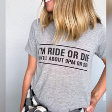 Load image into Gallery viewer, Envy Stylz Boutique Women - Apparel - Shirts - T-Shirts Ride Or Die Soft Graphic Tee