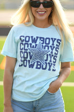 Load image into Gallery viewer, Cowboys Leopard Star Tee