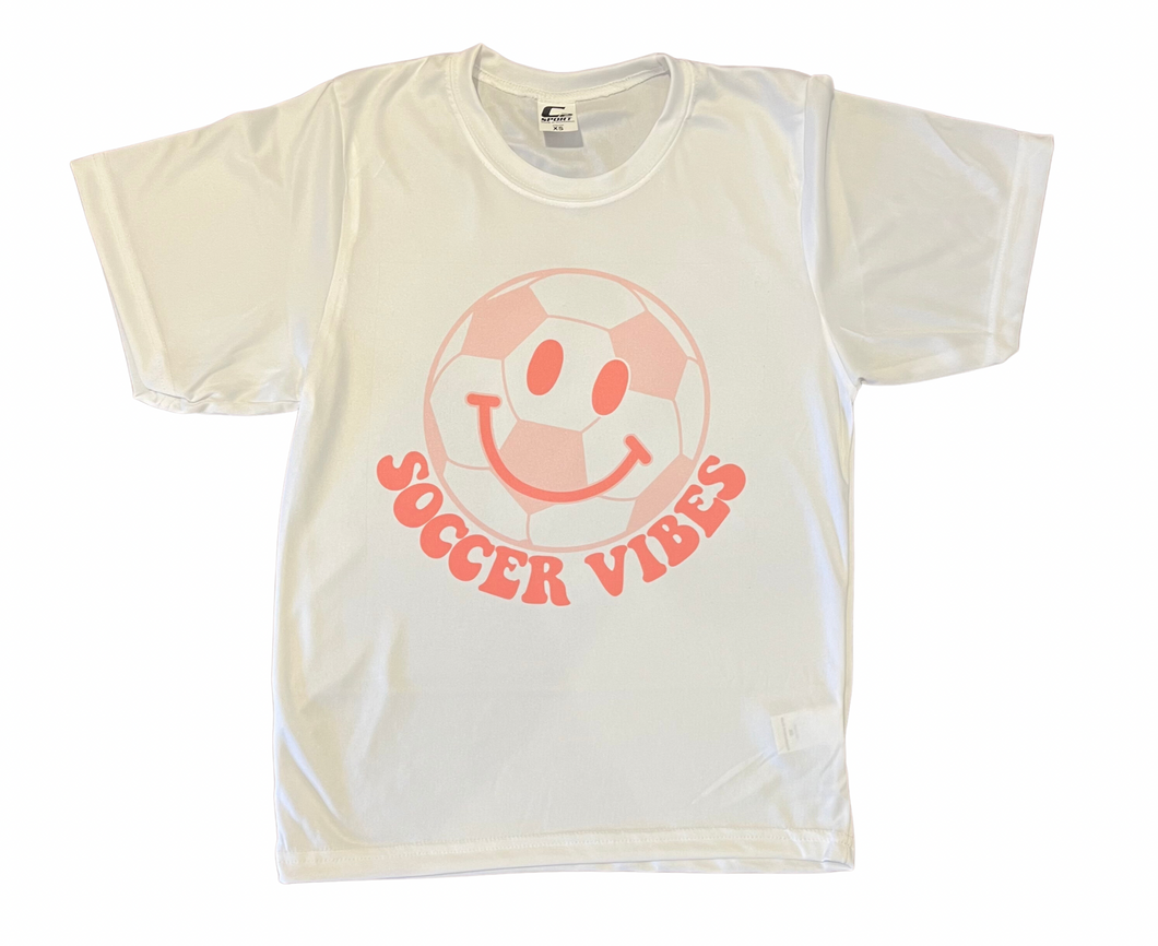 Soccer Vibes Smiley Dri Fit Tee