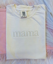 Load image into Gallery viewer, Mama Floral Embroidered Tee