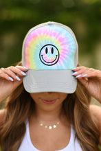 Load image into Gallery viewer, Tie Dye Smiley Hat